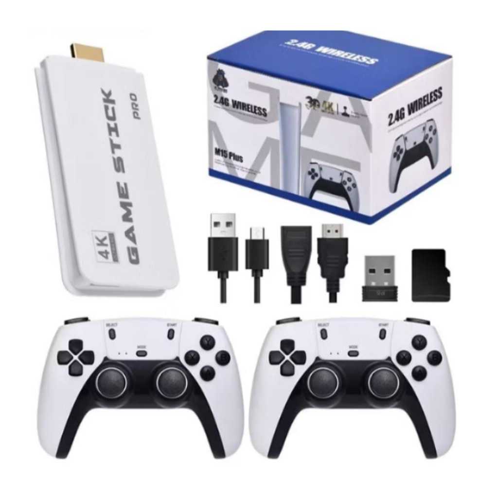 GAME STICK BRANCO caixa amassada