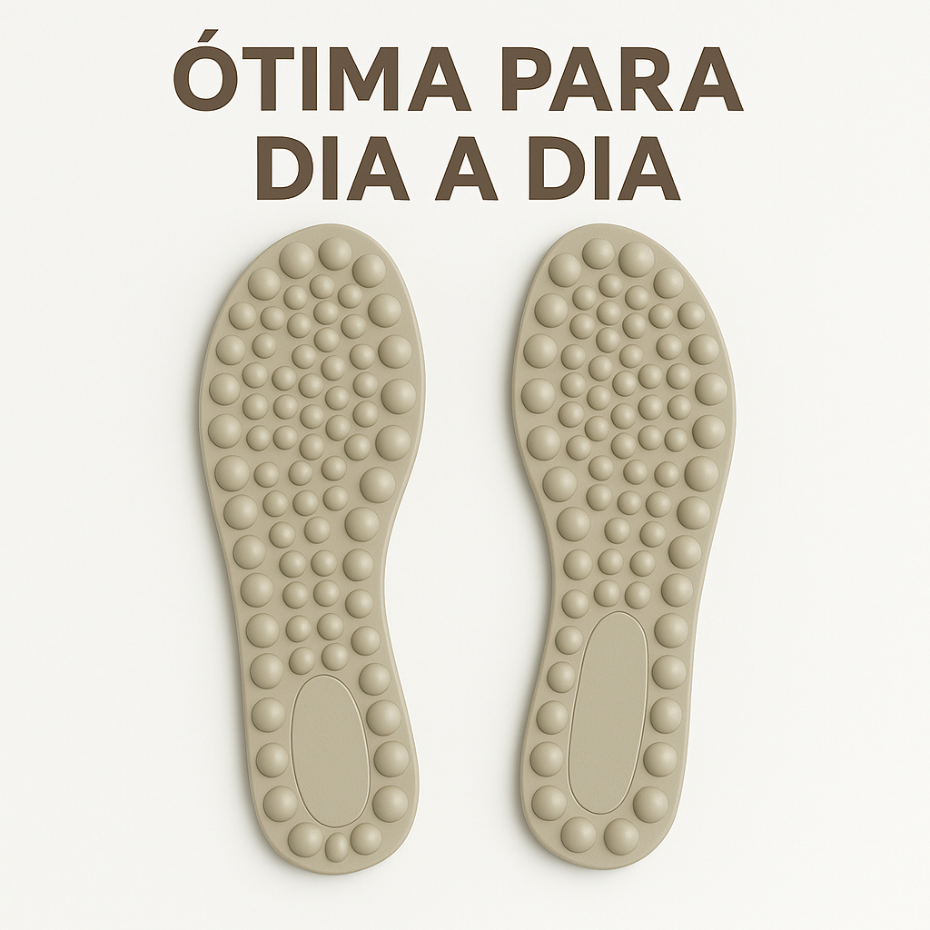 Palmilha Ortopédica Anatômica, Massageadora Para Fascite Plantar Confortável Promoção