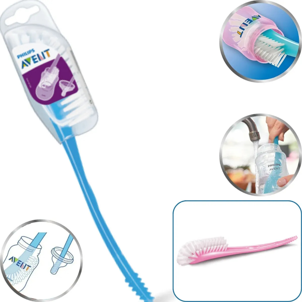 Escova Para Lavagem Limpeza Lavar Mamadeira Bico Garrafa Copo Philips Avent