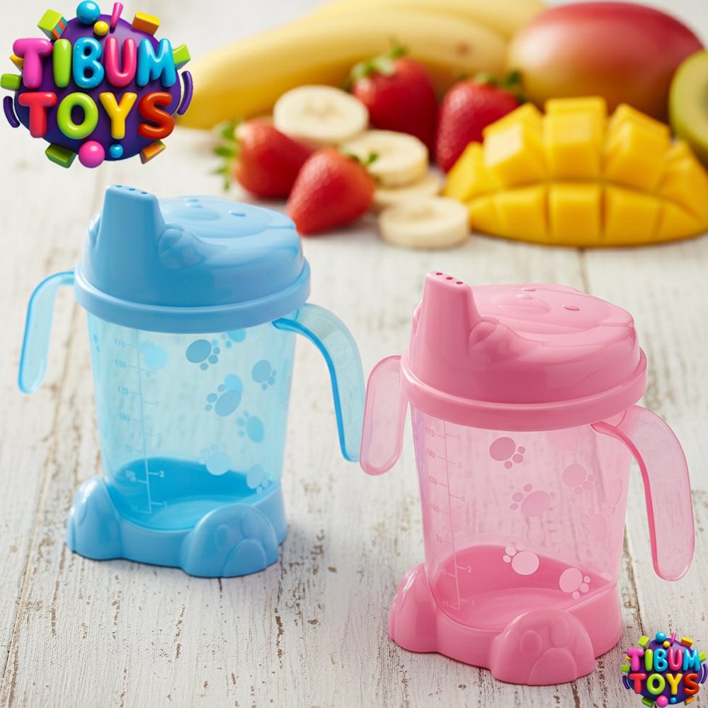 Porta Suco Copo 200ml Infantil Com Alça Transição Adoleta Bebe