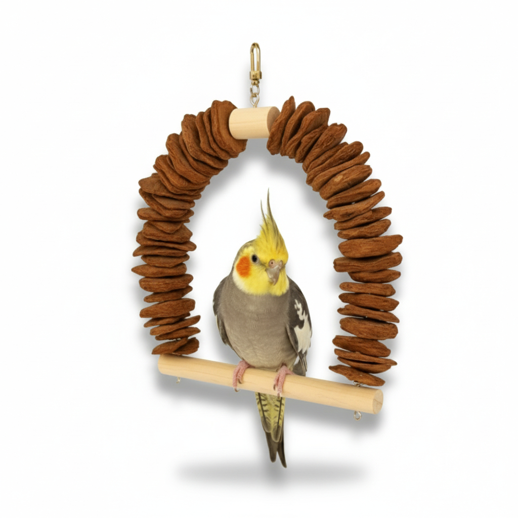 Brinquedo Balanço para Passaros, Calopsita, Agapornis, Periquito