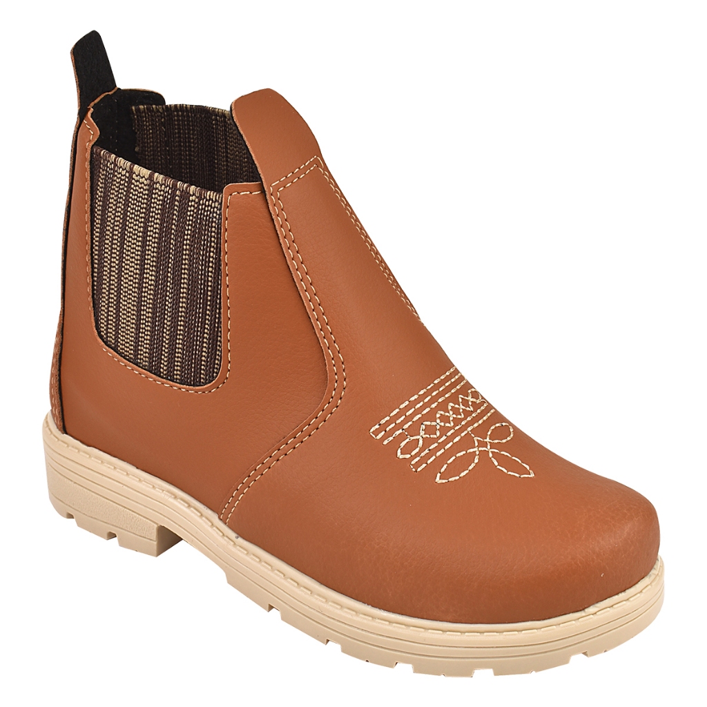 Bota Jeca Infantil Menino e Menina Boiadeira Rodeio Leve Country
