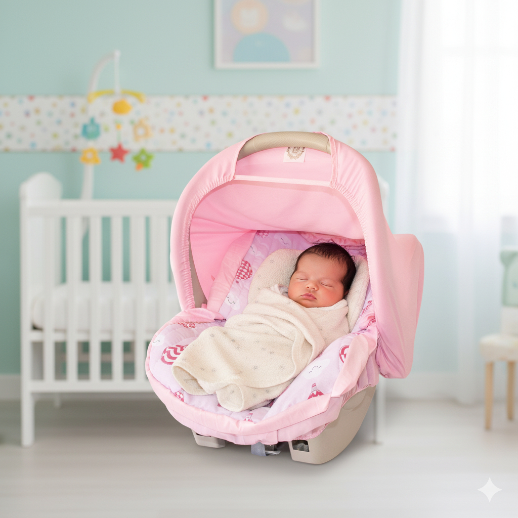capa para bebe conforto e capota de sol menina varias estampas