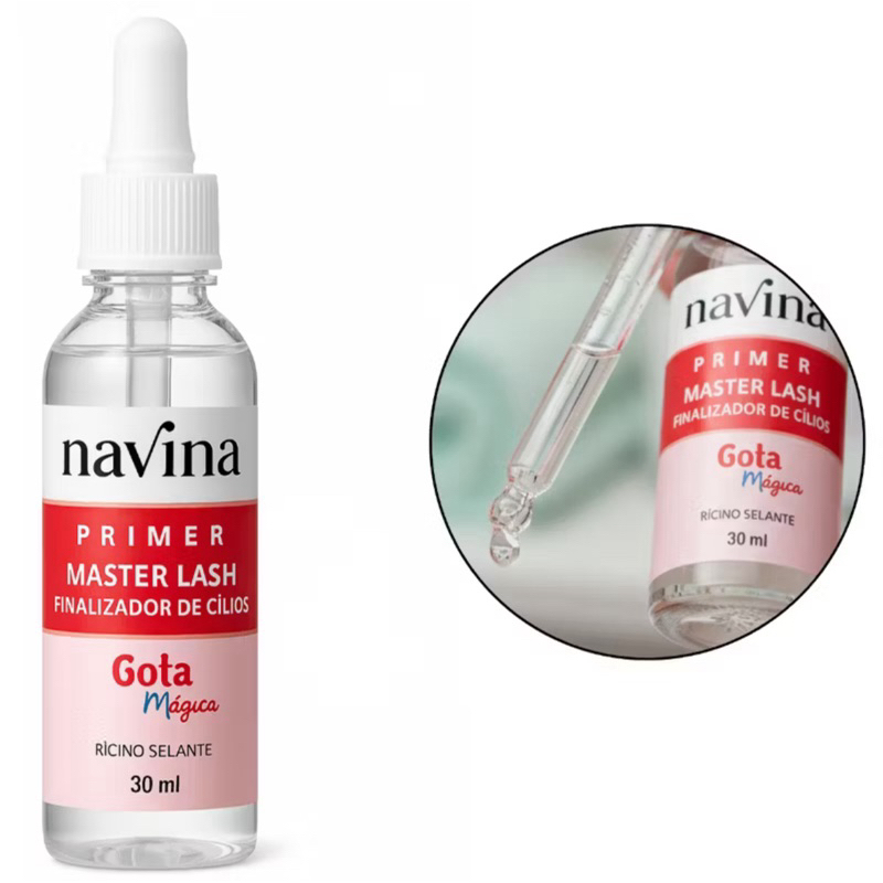 Finalizador Gota De Extensão De Cílios Navina Master Lash 30ml