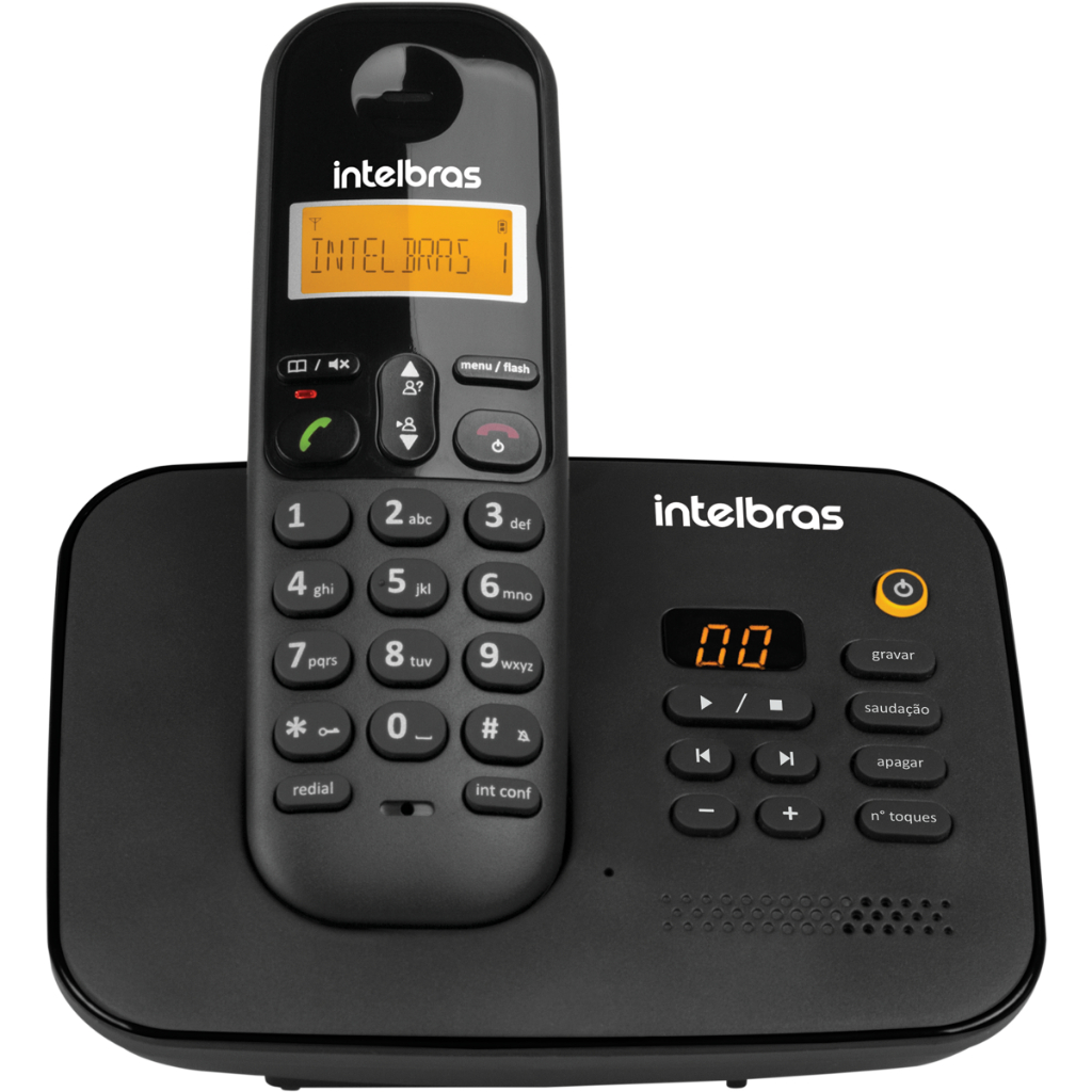Telefone sem fio digital com secretária eletrônica TS 3130 Intelbras