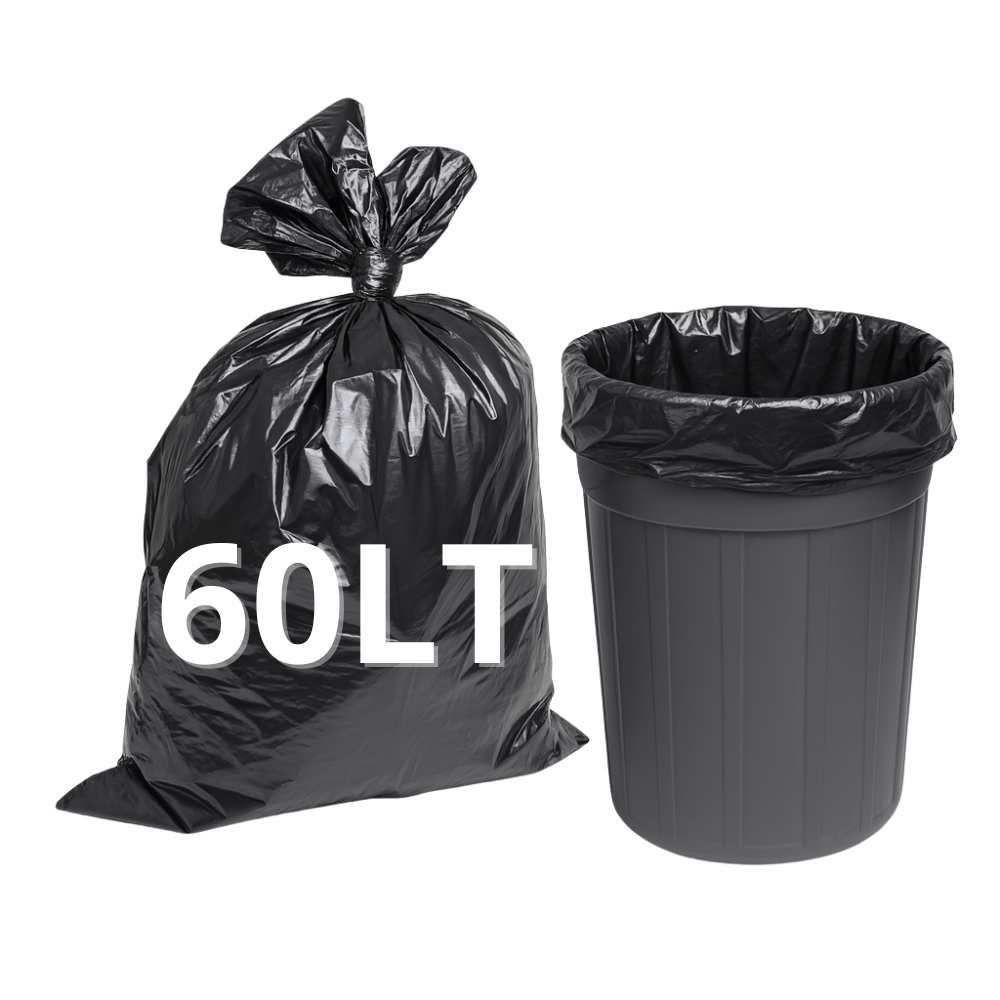 Saco De Lixo Preto 60 Lt Litros 100 Unidades - Comum e resistente - direto da fabrica