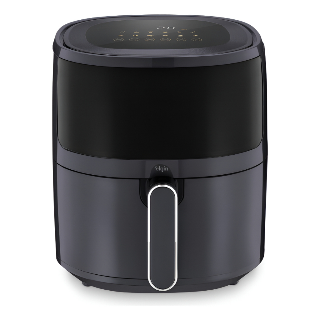 Fritadeira Elétrica Visio Fry Elgin 5L 1700w Air Fryer Digital Cinza