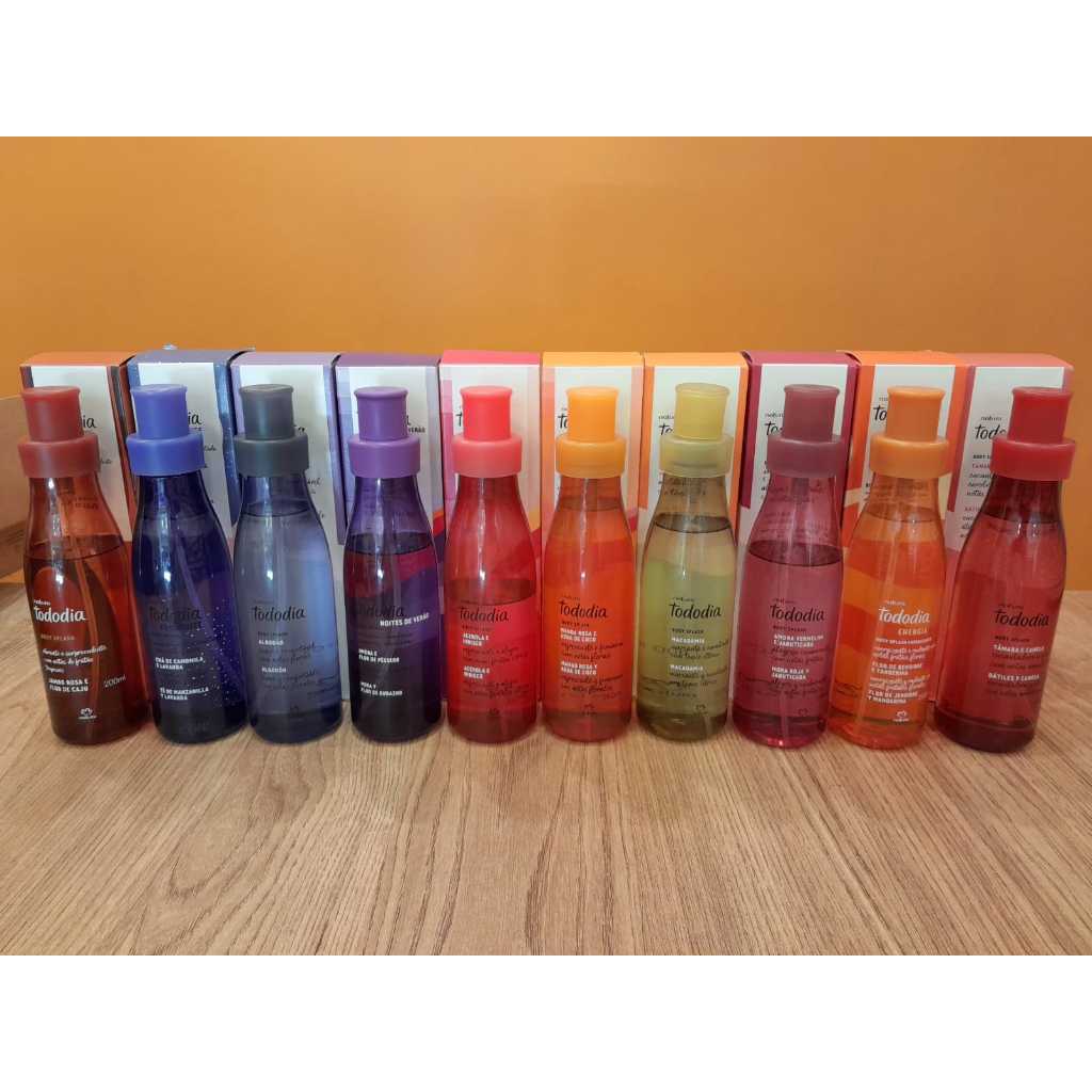 Body Splash Natura Tododia 200ml Original Algodão Macadâmia Tâmara Manga e Variações Pronta Entrega