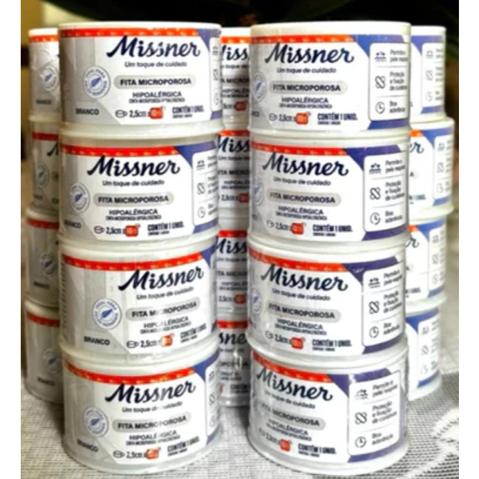 Micropore Missner – Fixação Confortável e Segura (3, 6 e 12 unid.)