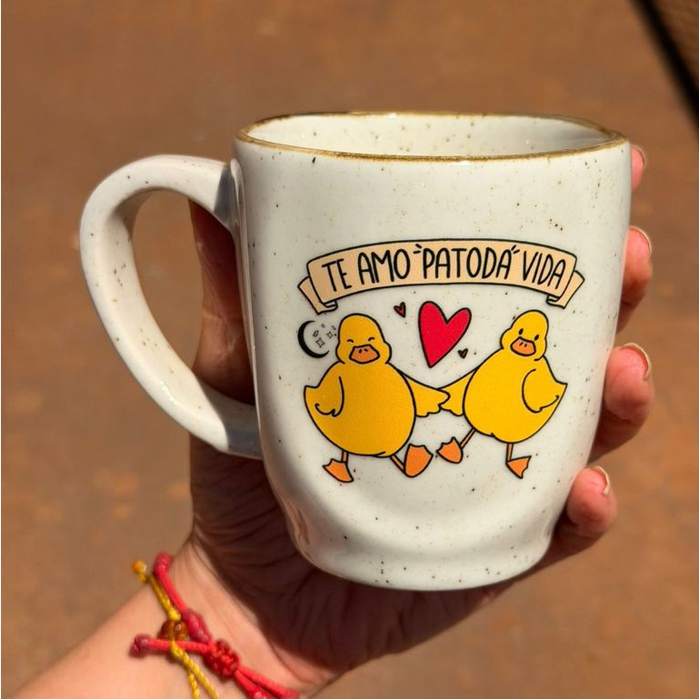 Caneca Névoa - Te Amo Patodavida - 260ml