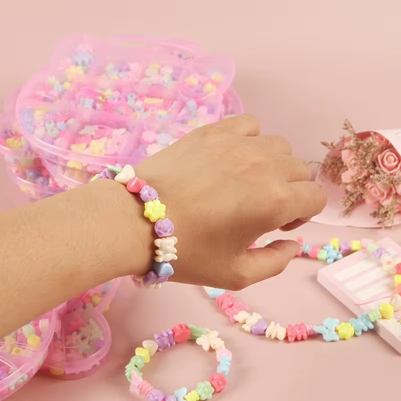 Kit Infantil de Miçangas para Pulseiras - Acessório