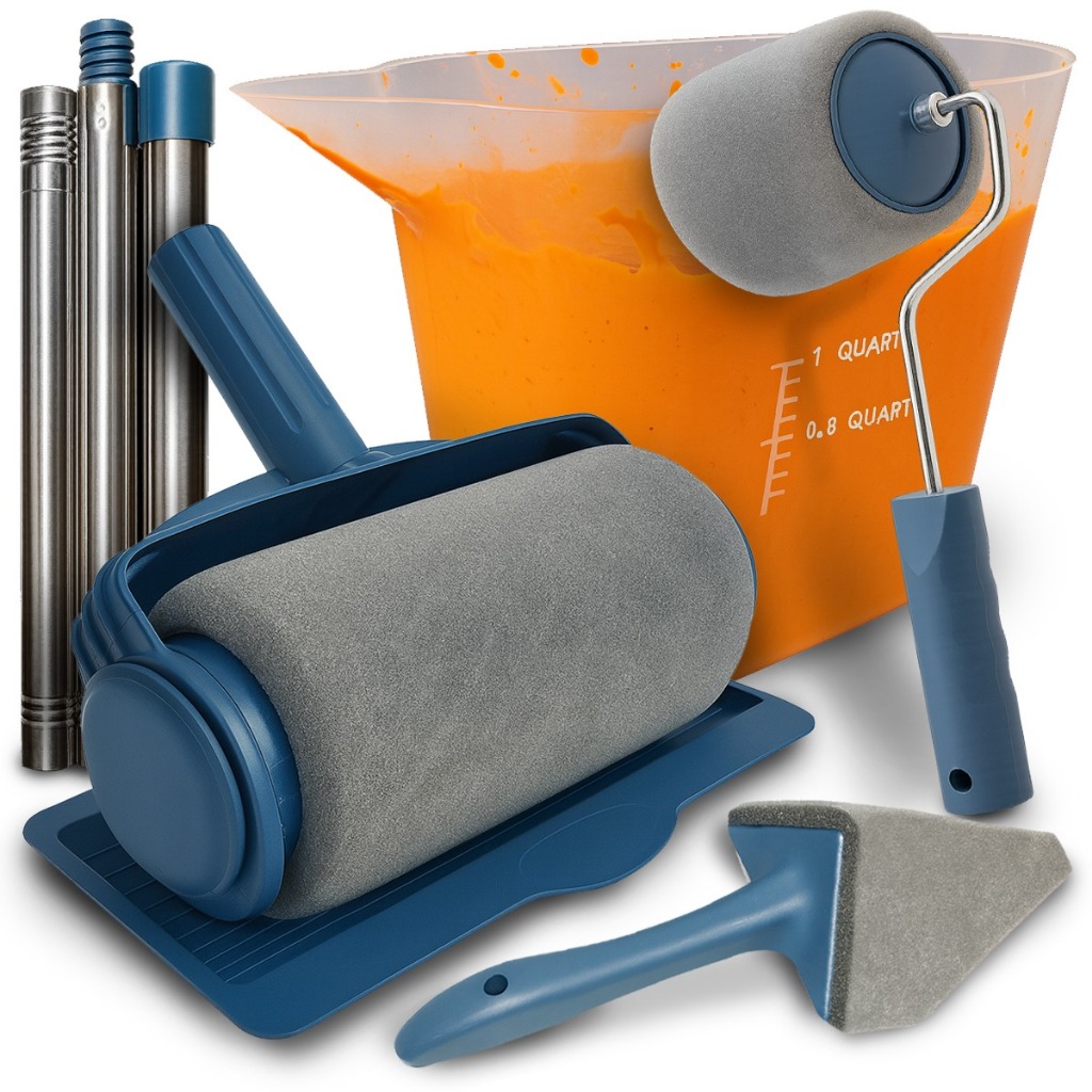 Rolo de Pintura Com Reservatório Rolo de Pintar Parede Rolinho De Tinta Para Parede