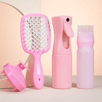 conjunto de 4 Frasco De Limpeza cada com capacidade de 160 ml para cabelos secos e tingidos