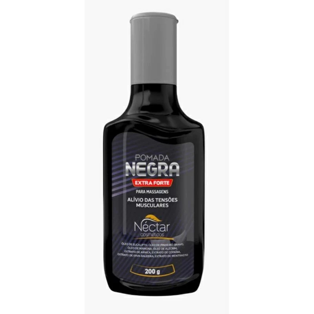 Kit 12 Unidades Pomada Negra Extra Forte 200g - ORIGINAL