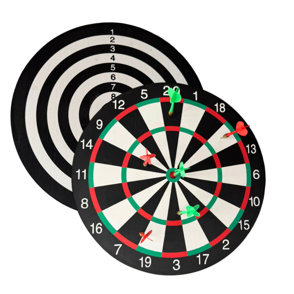 Jogo de dardo profissional elite tiro ao alvo 2 em 1 grande 38 cm em promoção