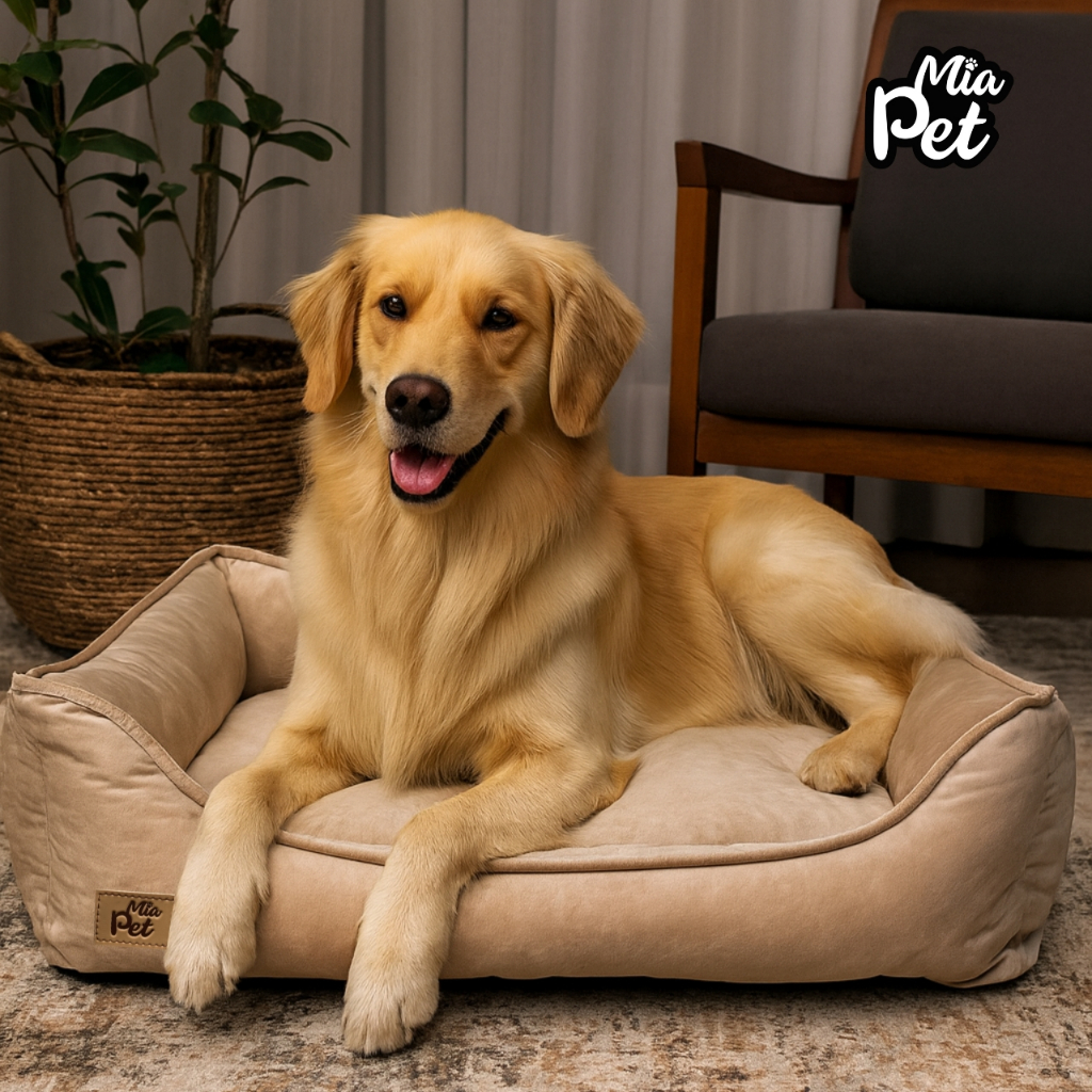 Cama Caminha Lavável para Pet Cachorro e Gato Enchimento em Fibra
