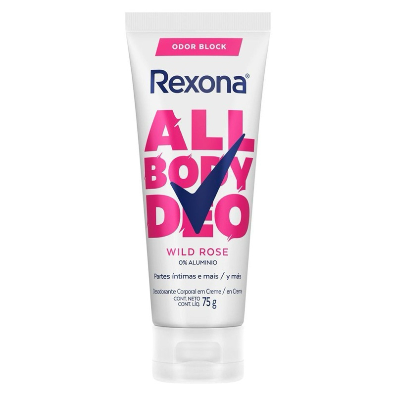 Desodorante Creme Rexona All Body Deo Wild Rose – 75g