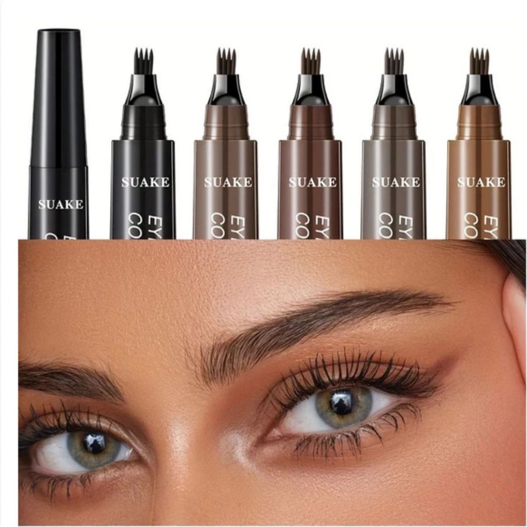 Lapis Caneta Sobrancelha Barba À Prova D 'água fio a fio Microblanding