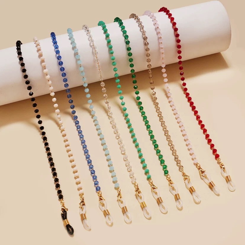 【LOUIE SHARK】Corrente Para Óculos Estilo Redondo Cordão De Segurança Anti-perda Moderno