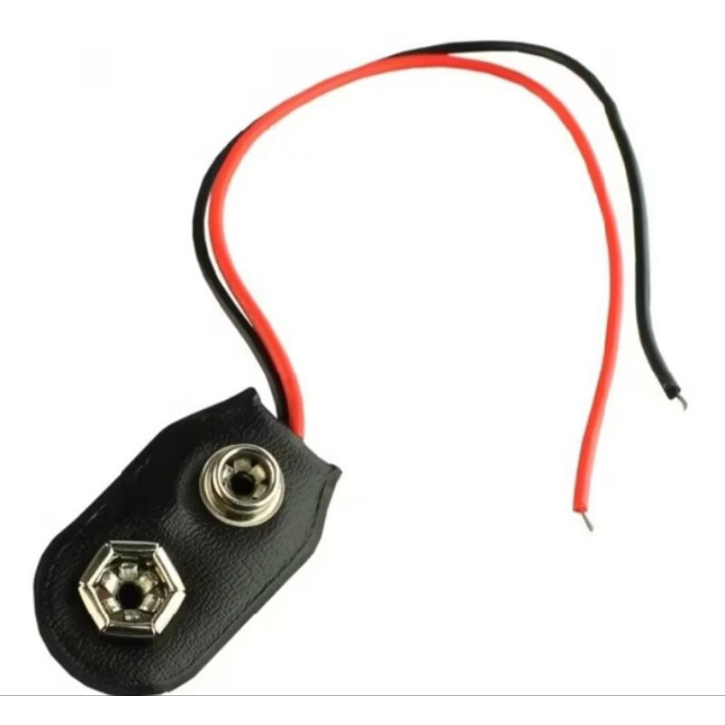 5x Clip Para Bateria 9v Tipo I