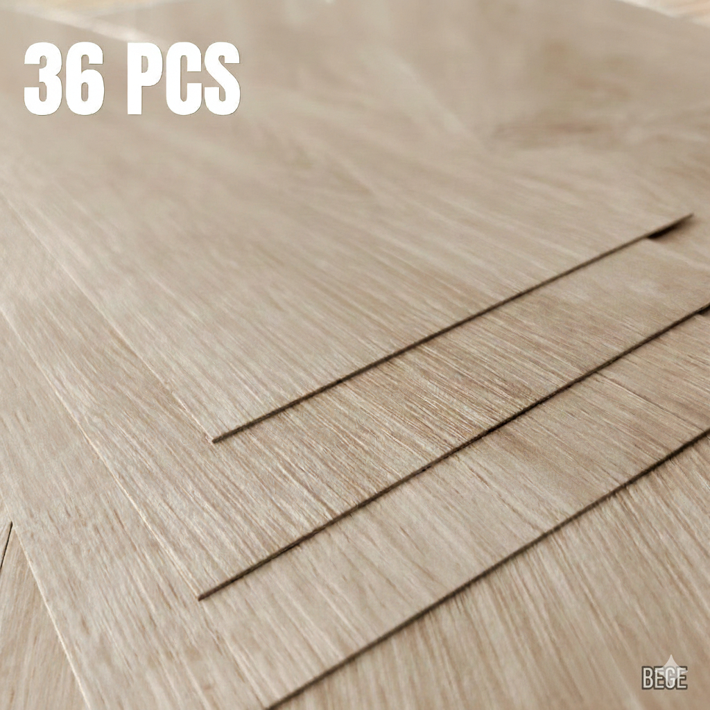 Piso Vinílico Lavável 36 pcs p/ Piso Estilo Madeira 91,4 cm x 15,2 cm cobertura 5m²