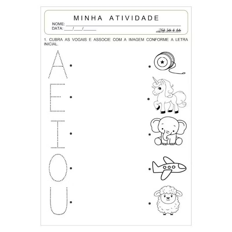 Kit 80 Atividades de Coordenação Motora diferentes Folhas Soltas A4