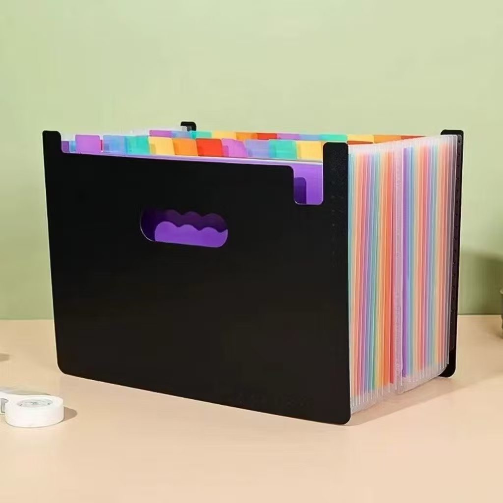 Pasta Arquivo Organizadora Expansível Divisórias Documentos 12/16 divisorias—Oasis