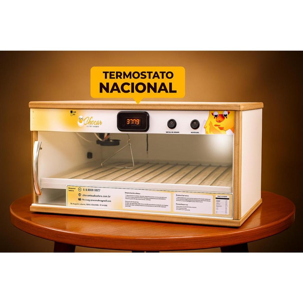 Chocadeira Automática 48 Ovos de Galinha + Ovoscópio