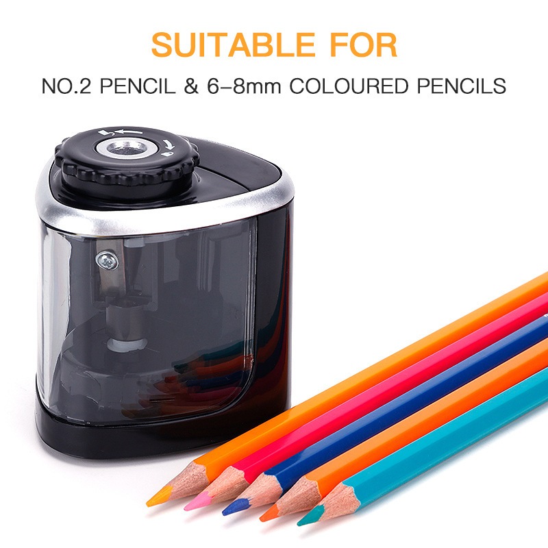Apontador Automático para Lápis 6-8mm - Estilo Mesa! Ideal para Estudantes e Escritório, Prático e Eficiente