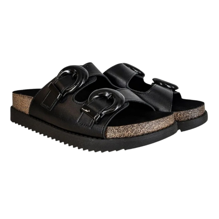 Sandalia Papete Moleca Birken Napa Tratorada Original
