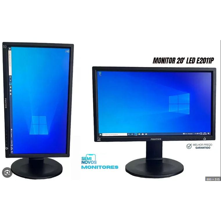 Monitor 15 / 16 / 17 / 19 / 20 / 21.5 polegadas vga varias marcas LCD