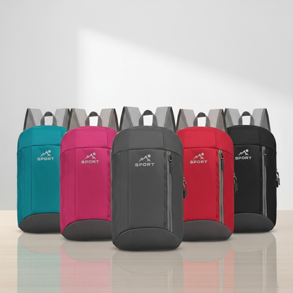Mochila Pequena Esportiva Unissex Compacta e Resistente – Academia, Escola, Passeio ou Viagem