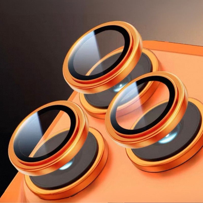 Kit Película Lente De Câmera Aro Color Lisa Compatível Para Iphones:17 Pro/ 17 Pro Max