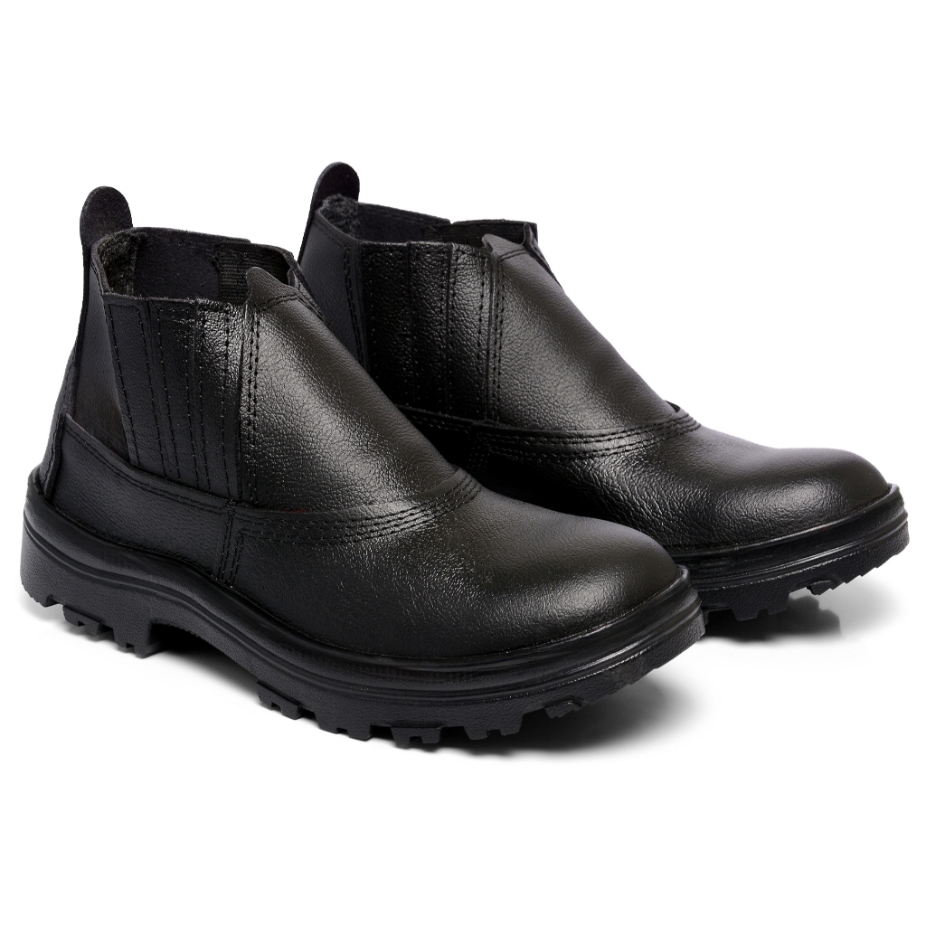 Bota De Segurança Botina Para Trabalhos Pesados Bico PVC com CA