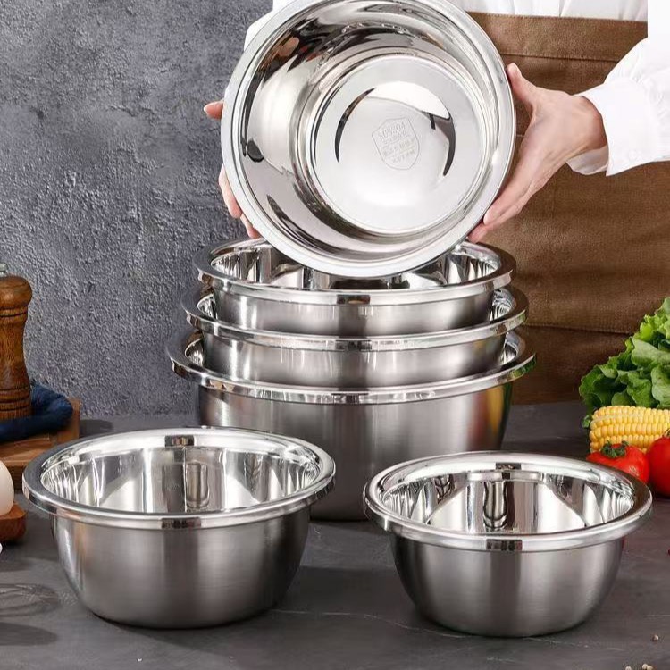 Tigela Bacia Bowl Inox Vários Tamanhos
