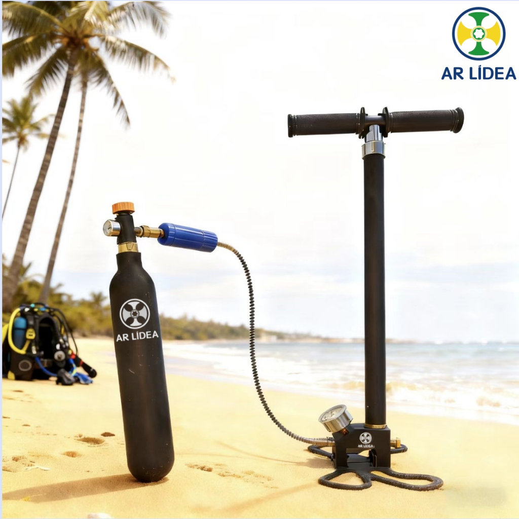 Bomba PCP 4 Estágios para Carros e Bikes Kit Completo com Filtro