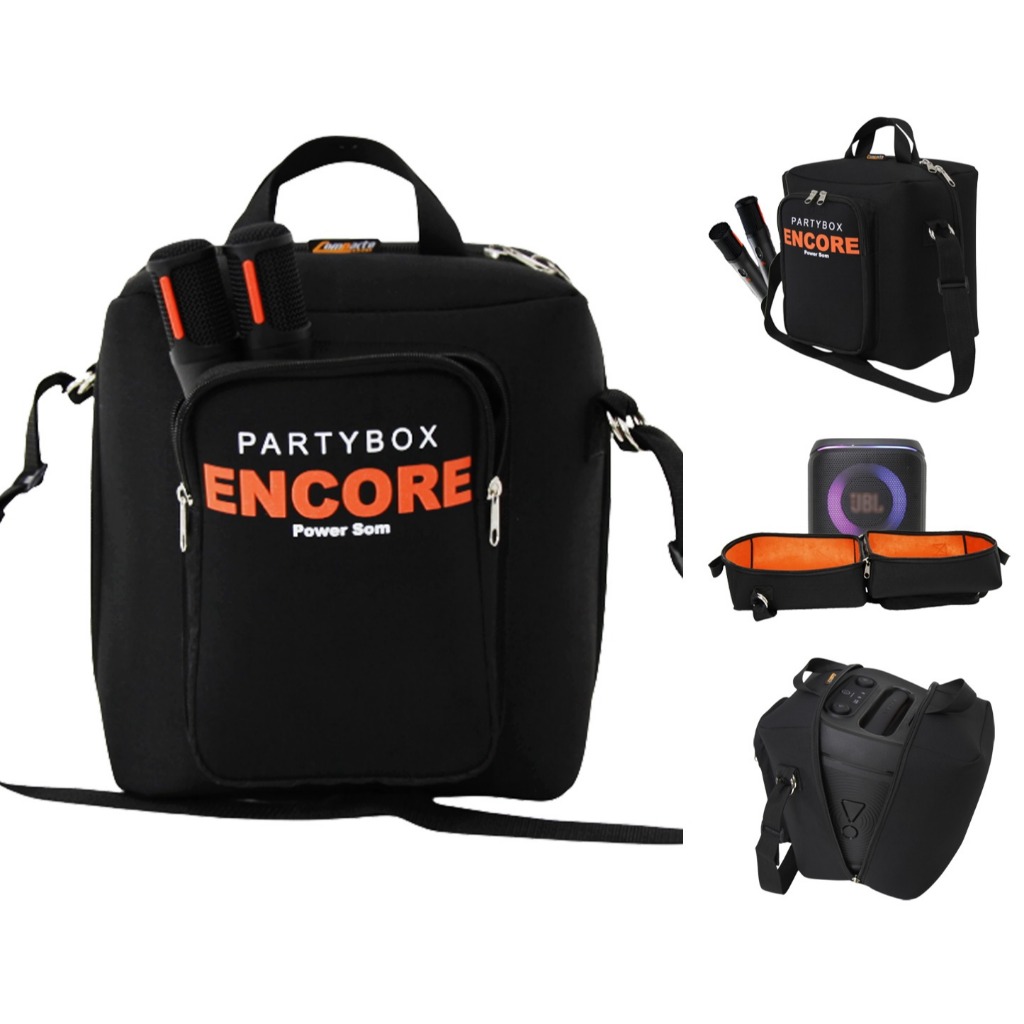 Capa Case Caixa Som Partybox Encore 2 - C/bolso P/microfone