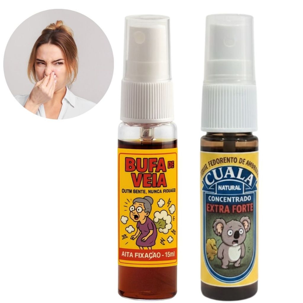 Spray Peido Falso Pegadinha Engraçado Realista Brincadeira