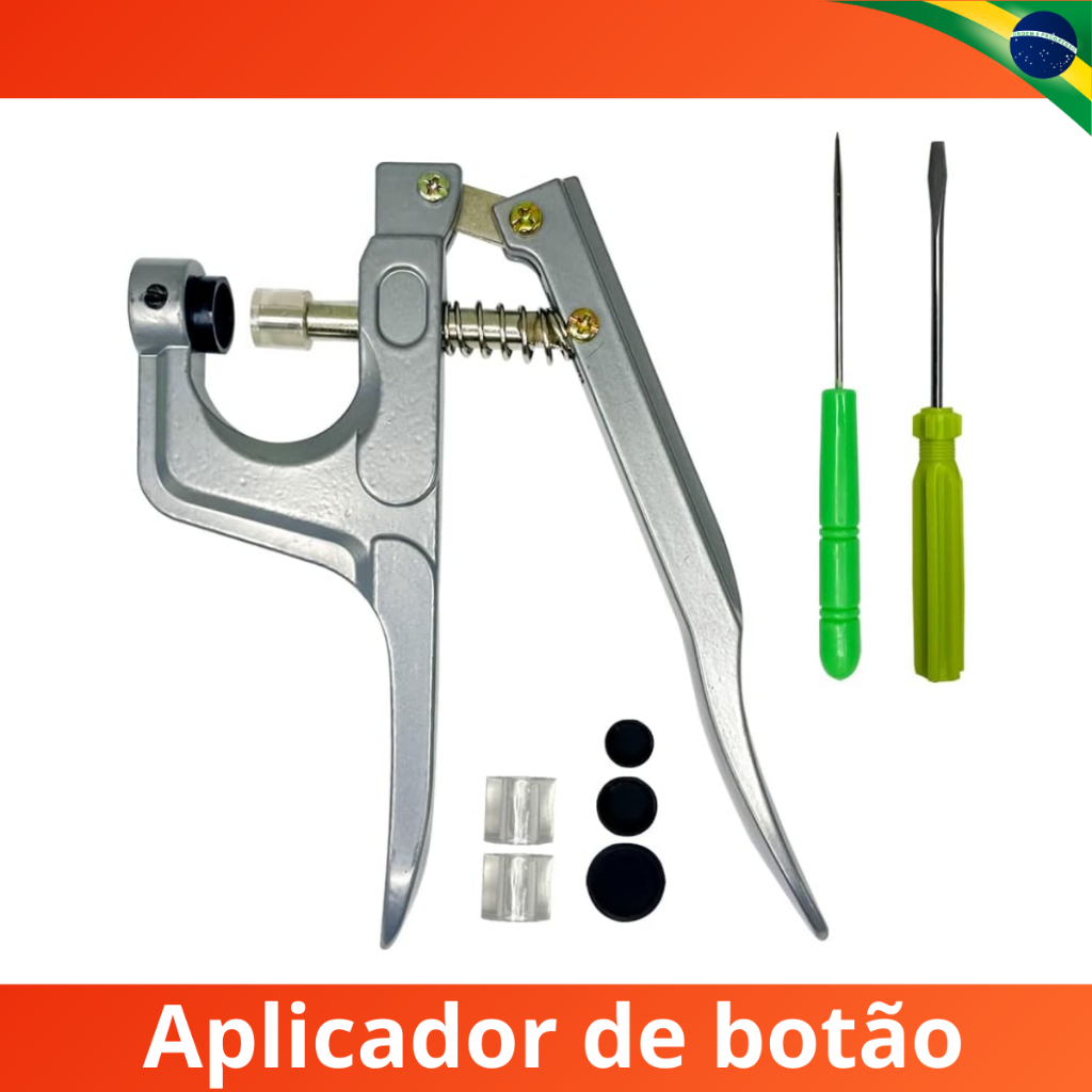 Alicate Aplicador de Botão de Pressão de Plástico 10MM / 12MM / 15MM Prensa Manual Para Roupas