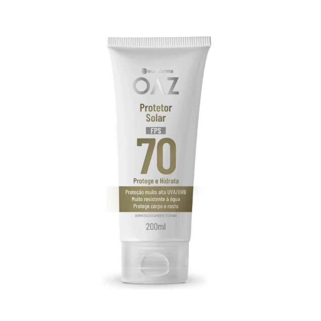 Protetor Solar OAZ FPS70 Protege e Hidrata
