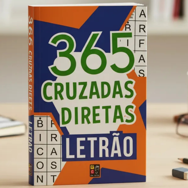 365 Palavras Cruzadas Diretas | Letrão | Laranja e Verde