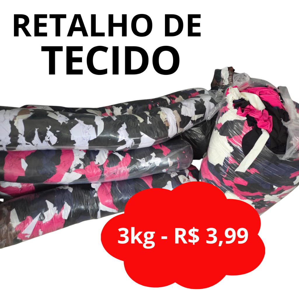Retalhos Para Enchimento Almofada Saco de Pancada