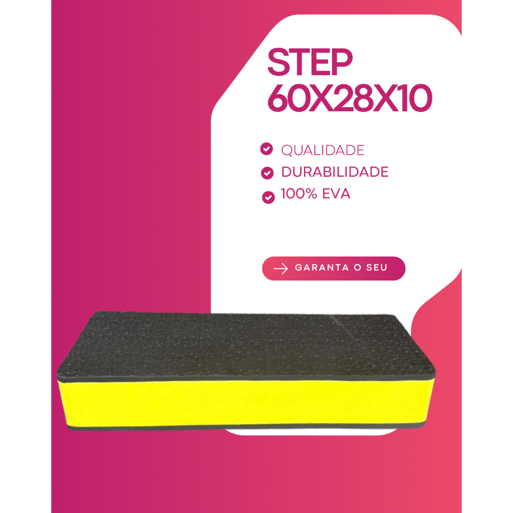 Step de Academia em EVA – 60x28x10 cm