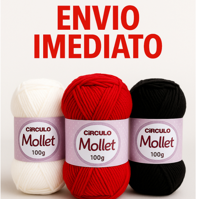 Lã Mollet 100g Linha Circulo - Tricô/Crochê