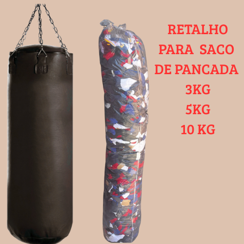 Retalho de Tecido para Enchimento de Saco de Pancada e Almofadas