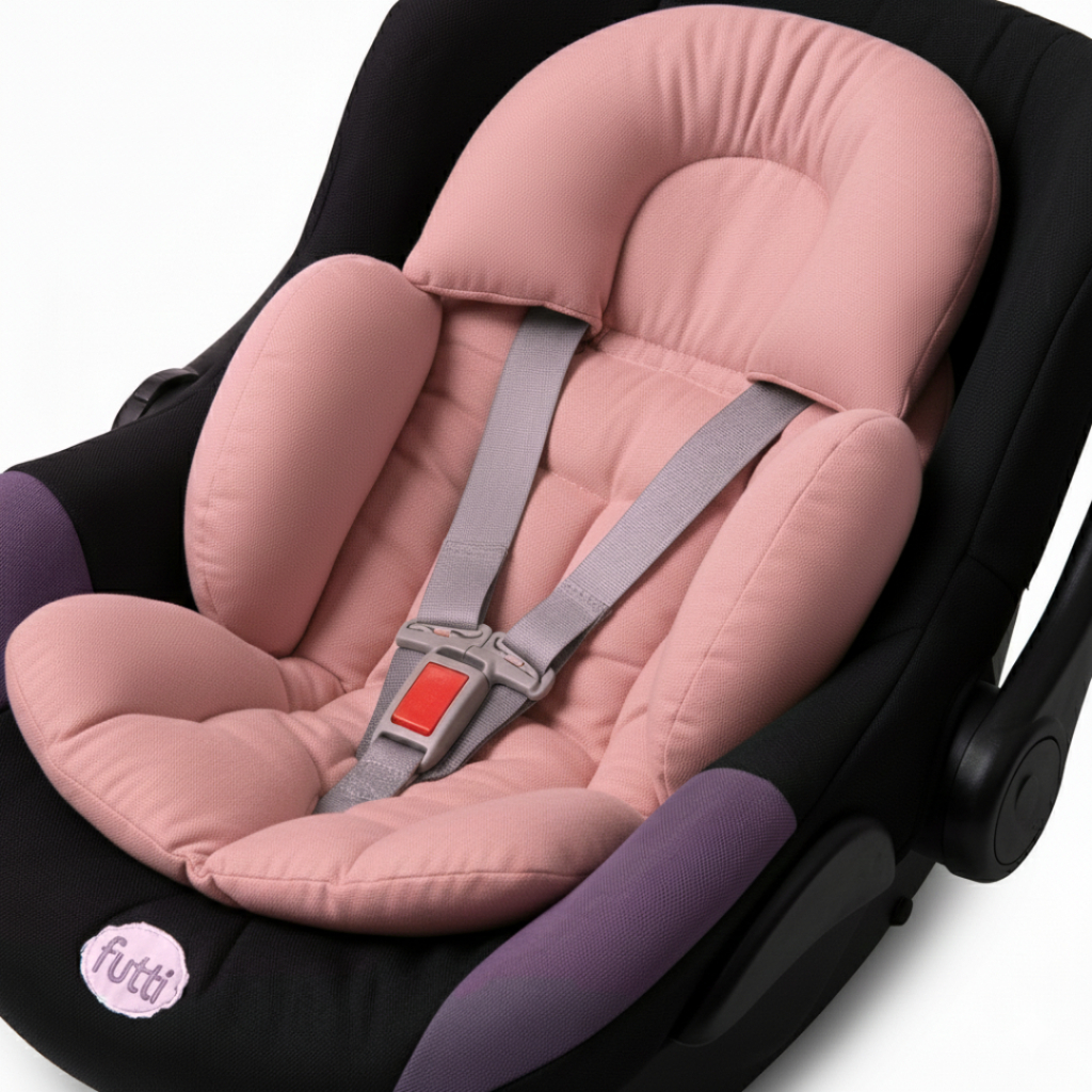 Colchonete Redutor Almofada para Bebê Conforto Carrinho Apoio de Corpo Acolchoado Macio 100% Algodão