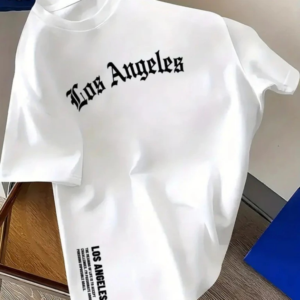 Camiseta Los Angeles, Camiseta casual, Camiseta com estampa, Camiseta Moderna, Camisa Los Angeles