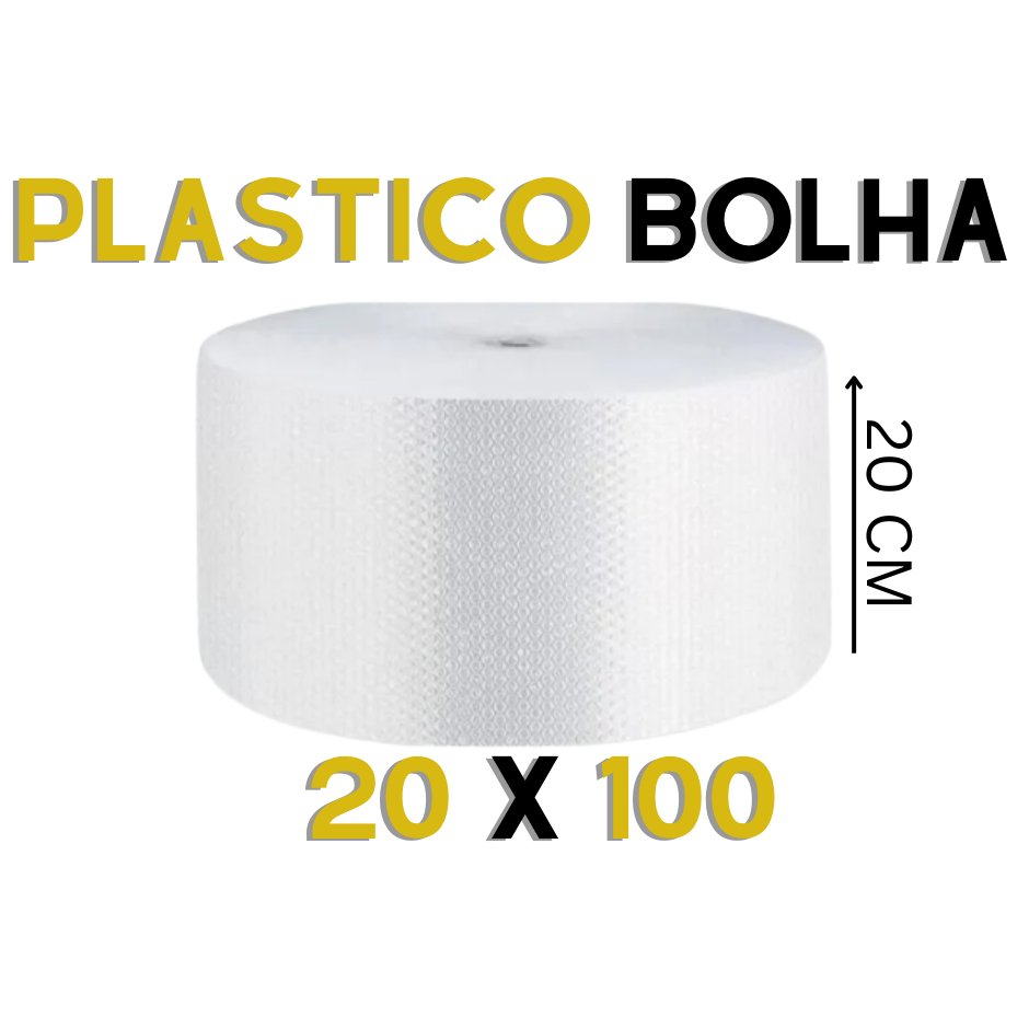 Plástico Bolha 20x100 metros