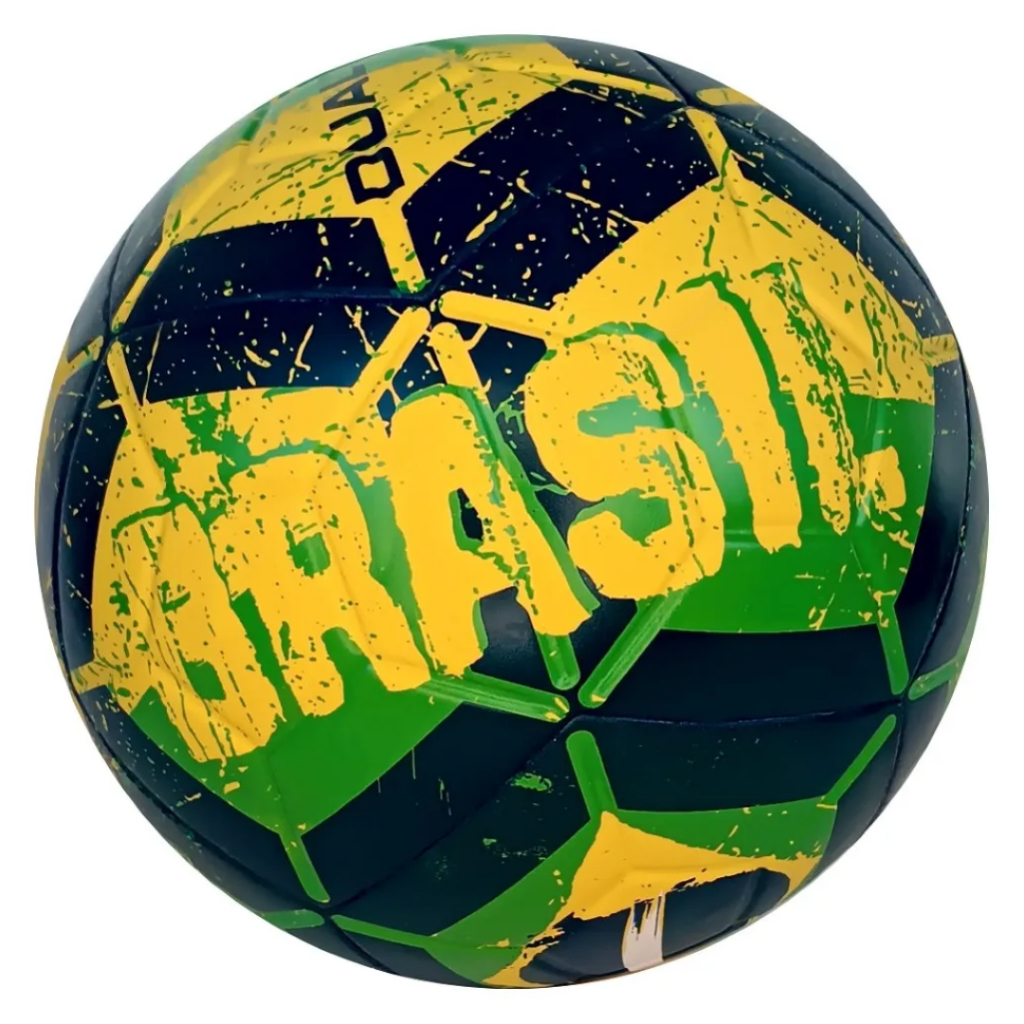 Bola De Futebol De Campo/Mini - Brasil Cor Amarelo PU Soft