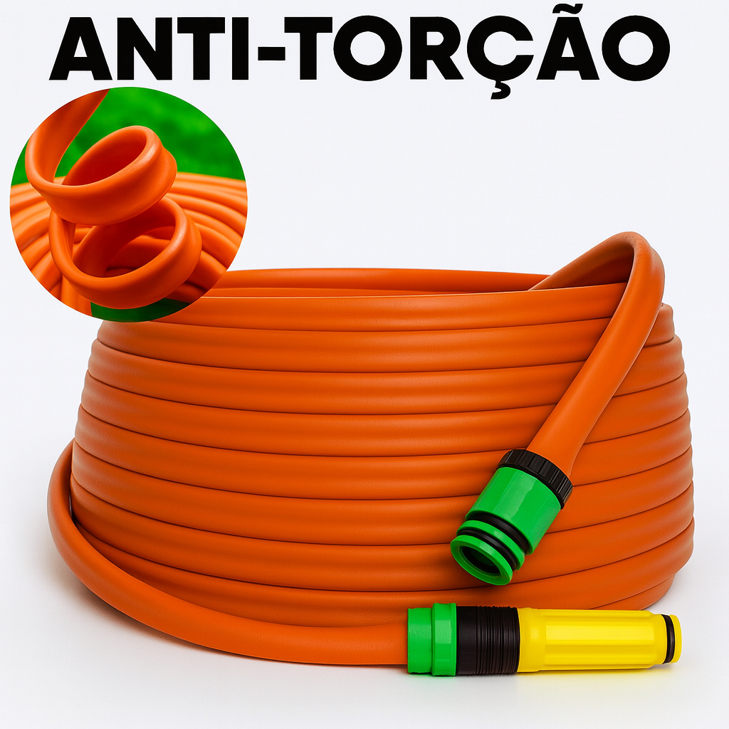 Mangueira de Jardim Anti Torção Flexivel Não Dobra Reforçada 5/10/15/20/25/30/35 e 50 Metros
